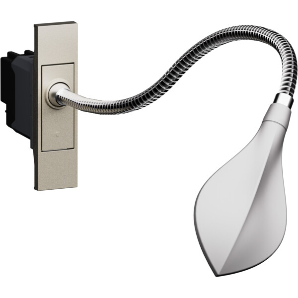 Lampe de lecture + va-et-vient 230 V AC Champagne - Living Now - Arnould - BTKC4362