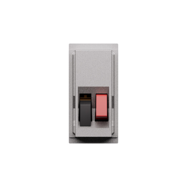 Prise haut‑parleur Home Cinema Acier - Living Now - Arnould - BTKS4294