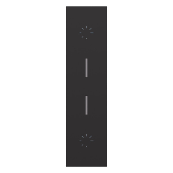 Enjoliveur double variateur 1 module - noir - Living Now - Arnould - BTKGM20MH