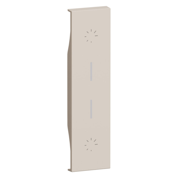 Enjoliveur double variateur 1 module - sable - Living Now - Arnould - BTKMM20MH