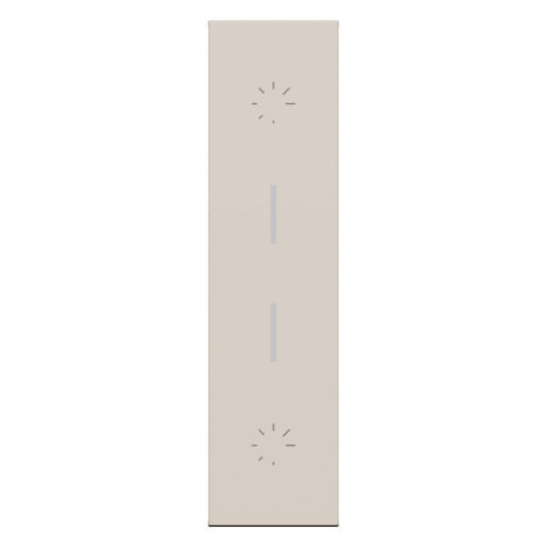 Enjoliveur double variateur 1 module - sable - Living Now - Arnould - BTKMM20MH