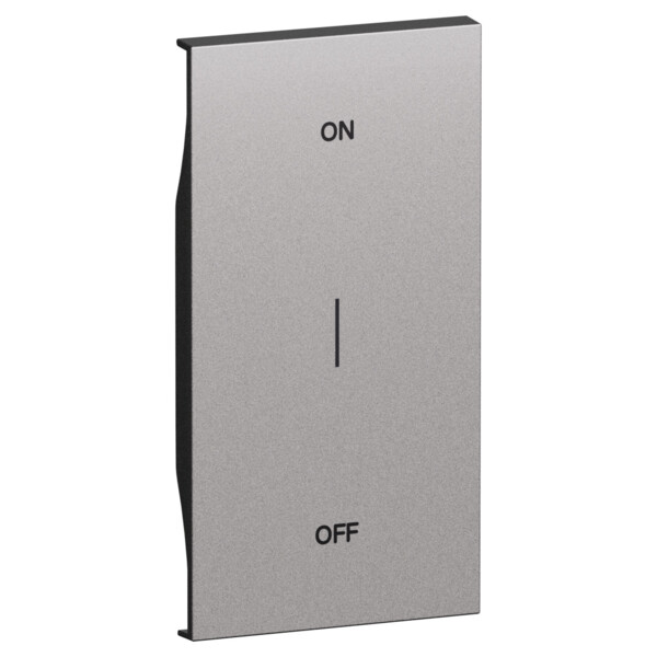 Enjoliveur ON/OFF 2 modules - Acier - Living Now - Arnould - BTKS01MH2AG