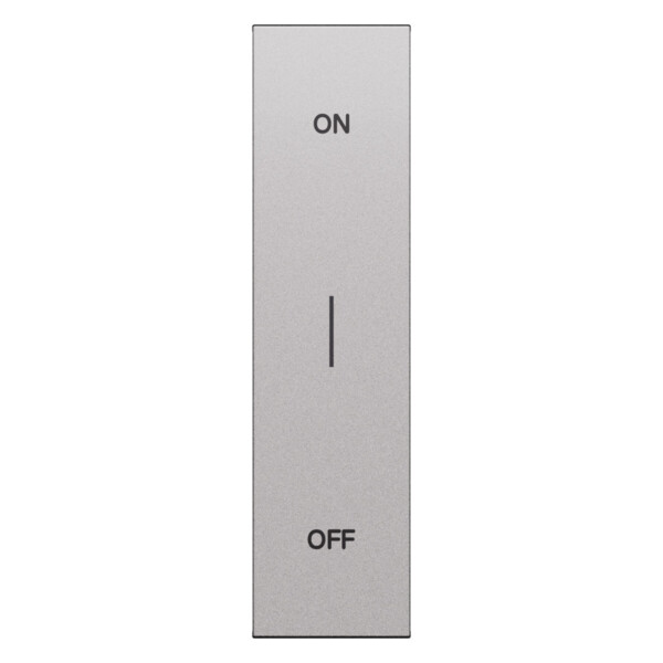 Enjoliveur ON/OFF 1 module - Acier - Living Now - Arnould - BTKS01MHAG