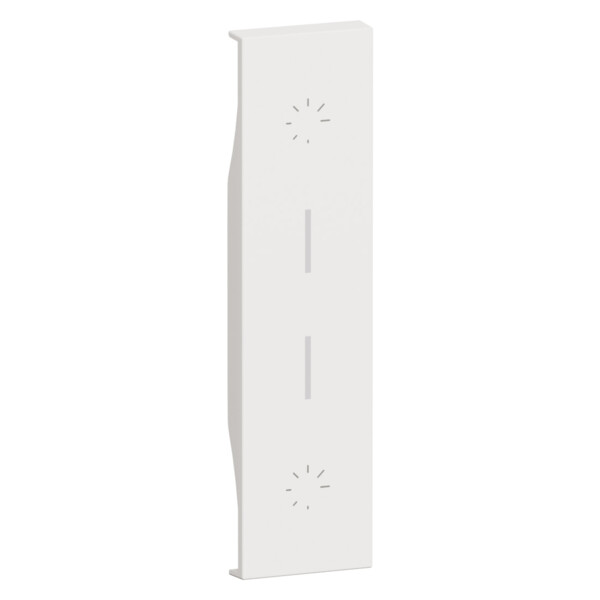 Enjoliveur double variateur 1 module - blanc - Living Now - Arnould - BTKWM20MH