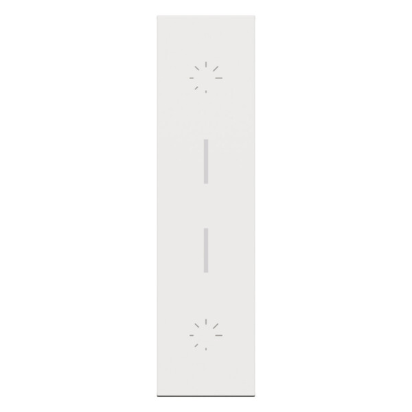 Enjoliveur double variateur 1 module - blanc - Living Now - Arnould - BTKWM20MH