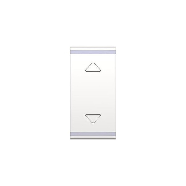 Manette symbole haut/bas Arnould Espace Evolution - 1 module - blanc - Arnould - 64180