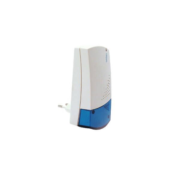 Avidsen carillon sans fil supplémentaire à brancher - portée 80m - blanc et bleu   - Avidsen - 102362