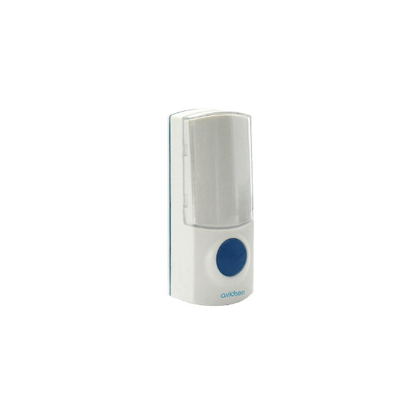 Avidsen bouton d'appel sans fil - portée 80m - blanc et bleu  - Avidsen - 102363