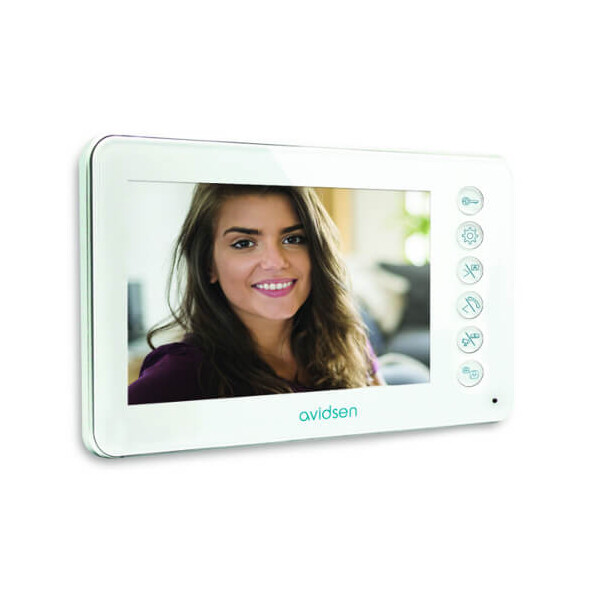 Avidsen ecran vidéo 18cm supplémentaire pour visiophones ylva 2+ 112249 - Avidsen - 112252