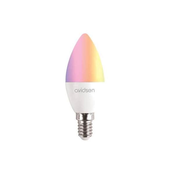Ampoule connectée LED E14 5W Avidsen Home 470lm  - Avidsen - 127010