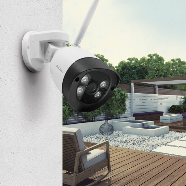 Caméra de surveillance extérieure Avidsen WR350 IP Wifi 1080P 360° blanc - Avidsen - 127053