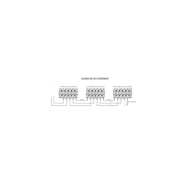 Diffuseur Sonore Lumineux Flash Blanc - Axendis - Axendis - 12145