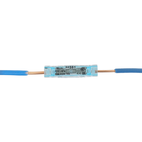 Borne de connexion inline 2 entrées transparente green - BLM - 485110