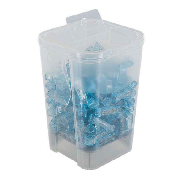 Borne de connexion inline 2 entrées transparente green - BLM - 485110