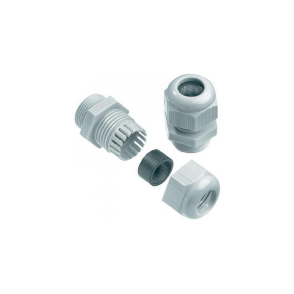 Presse-étoupe Pg 9 (4-8 mm) à lamelles en polyamide gris - BLM - 100092