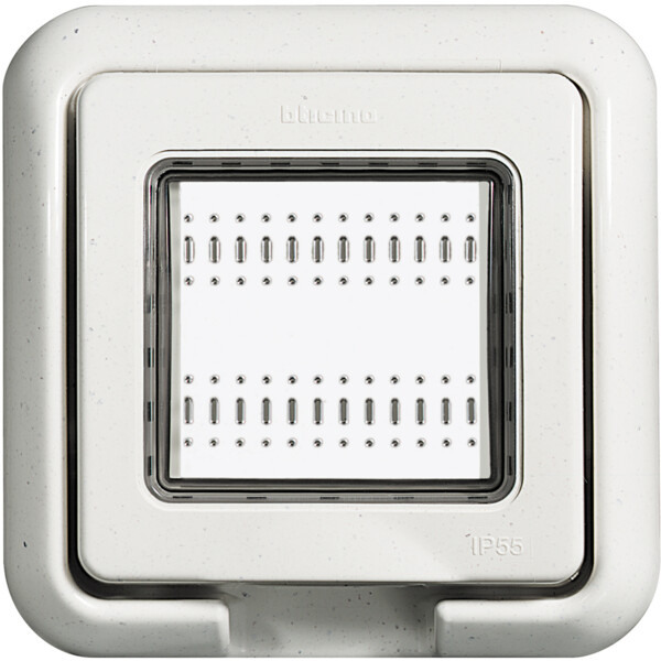 Support-plaque IP55 Idrobox - couleur Blanc - Bticino Cofrel - 24602N