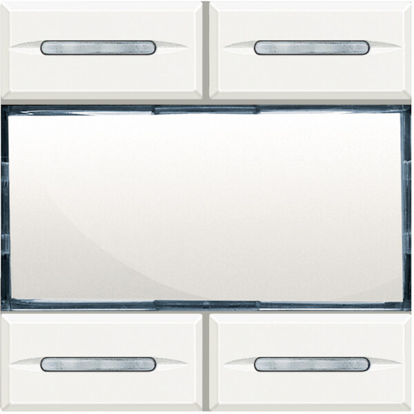 Commande 4 scénarios 2 modules Axolute White - Bticino Cofrel - HD4680