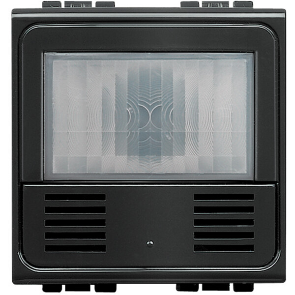 Détecteur de Mouvements Anthracite avec Poussoir BUS Livinglight BTicino – Présence et Luminosité – pour Espace de Travail - Bticino Cofrel - L4658N