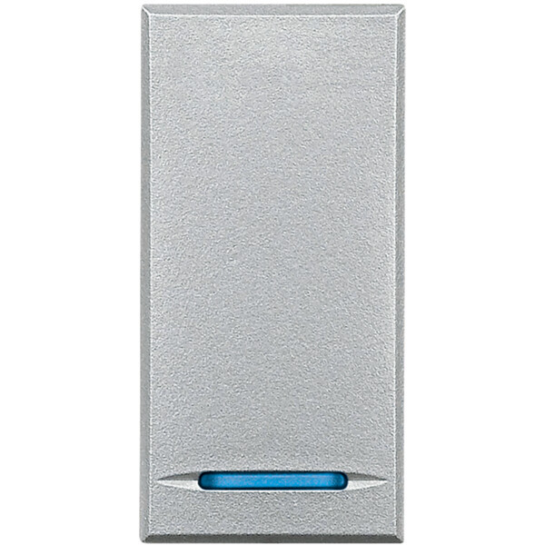 Manette poussoir 1 module Axolute Alu - Bticino Cofrel - HC4915