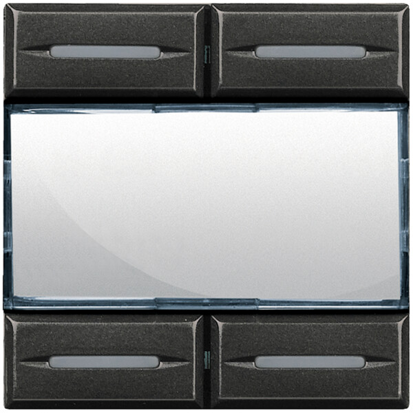 Commande 4 scénarios 2 modules Axolute Anthracite - Bticino Cofrel - HS4680