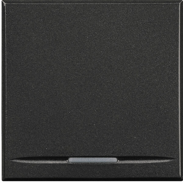 Manette poussoir 2 modules Axolute Anthracite - Bticino Cofrel - HS4915/2