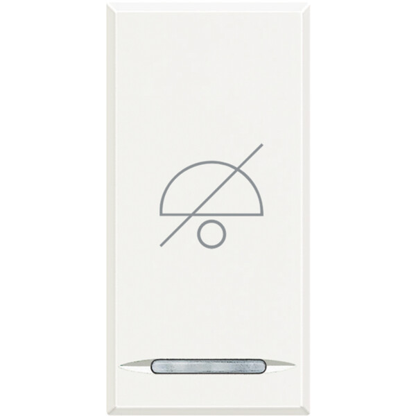 Manette 1 module "ne pas déranger" MyHOME® Axolute Blanc - Bticino Cofrel - HD4915DD