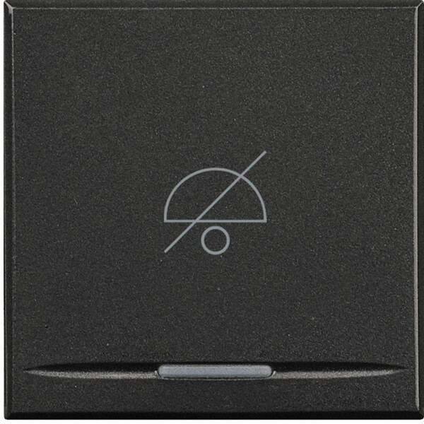 Manette "ne pas déranger" MyHOME® Axolute Anthracite - Bticino Cofrel - HS4915M2DD