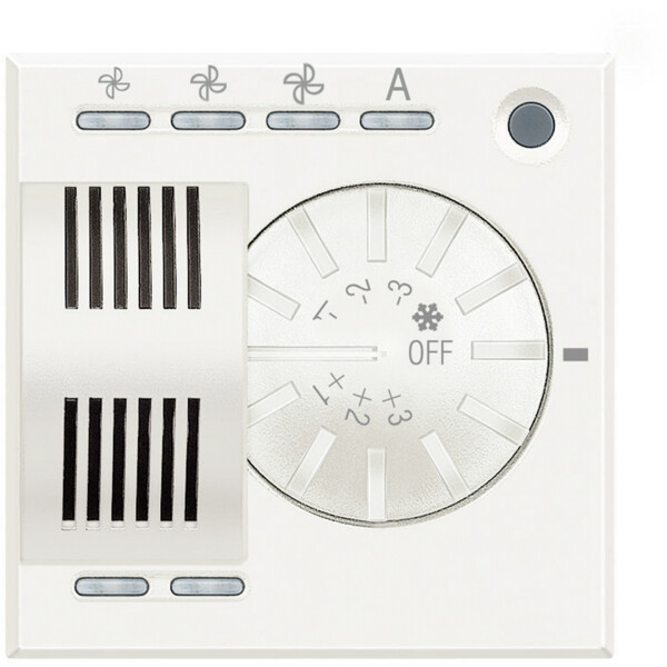 Thermostat Sonde pour ventilo-convecteur 2 modules Axolute White - Bticino Cofrel - HD4692FAN