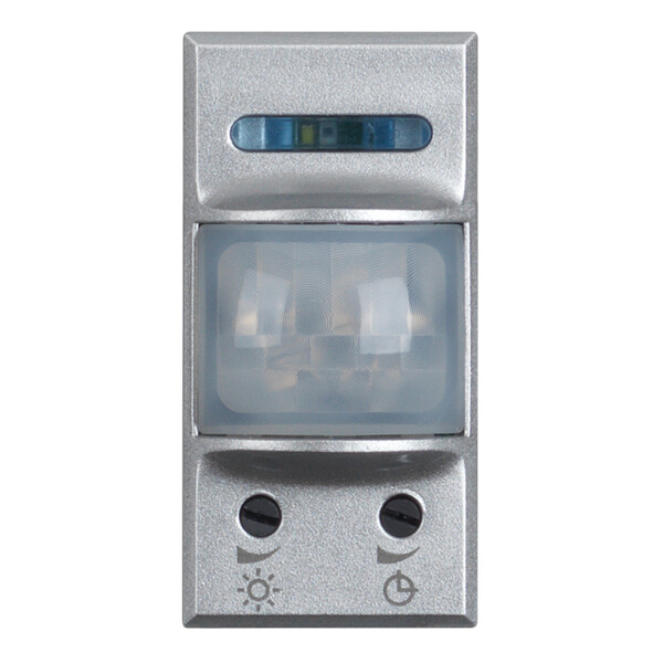 Bticino - détecteur ir axolute 3 fils avec neutre 0 à 460w maximum portée 105° - 1 module - alu - Bticino Cofrel - BTHC4431N