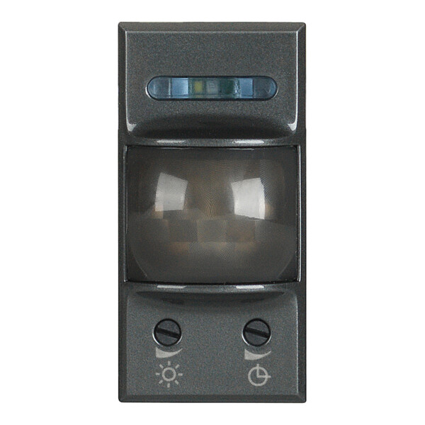 Bticino - détecteur ir axolute 3 fils avec neutre 0 à 460w maximum portée 105° - 1 module - anthracite - Bticino Cofrel - BTHS4431N