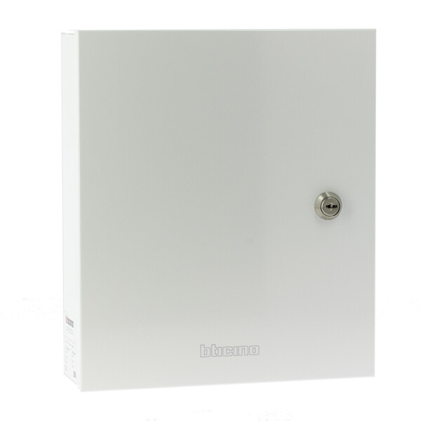 Bticino - coffret pour centrale alarme intrusion myhome_up avec porte-fusible, fusible 2a et alimentation pour switch 1,7a - Bticino Cofrel - BT4210