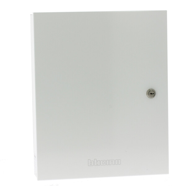Bticino - coffret pour centrale alarme intrusion myhome_up avec porte-fusible, fusible 2a et alimentation pour switch 3a - Bticino Cofrel - BT4211