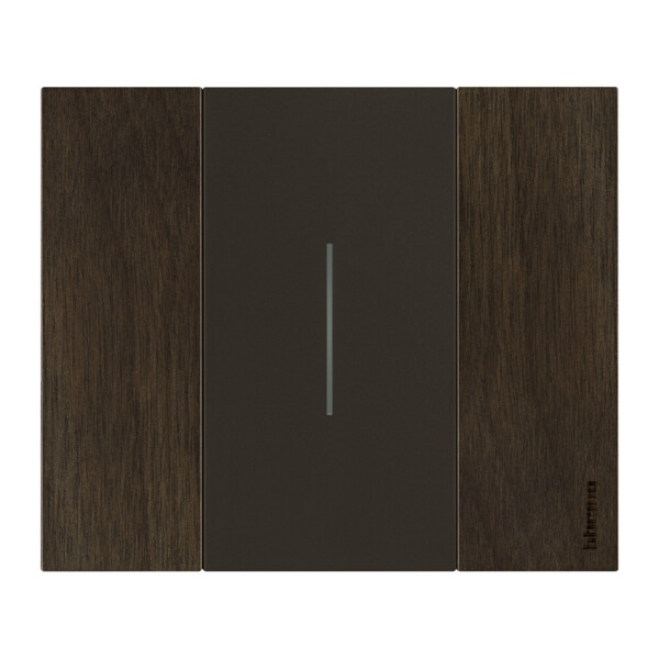 Enjoliveur Noir Mat 2 Modules pour Interrupteur Variateur Living Now With Netatmo - Bticino Cofrel - BTKG33M2
