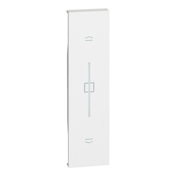 Enjoliveur Blanc 1 Module Living Now pour Volets Roulants With Netatmo - Bticino Cofrel - BTKW32