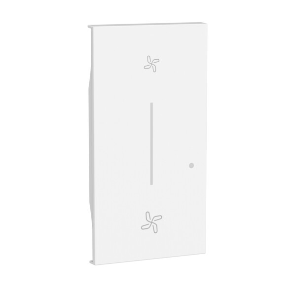 Enjoliveur 2 Modules Living Now pour VMC, Noir ou Blanc, Compatible Netatmo - Bticino Cofrel - BTKW38M2