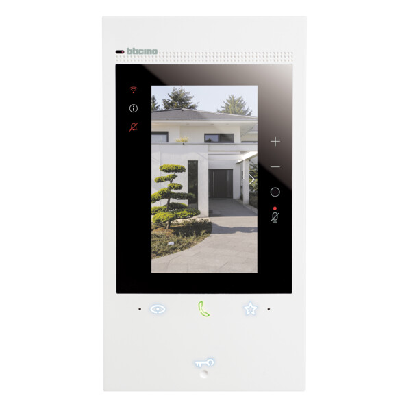 Poste Vidéo Connecté Classe 300EOS 5" Blanc Compatible Home + Security Netatmo - Bticino Cofrel - BT344845