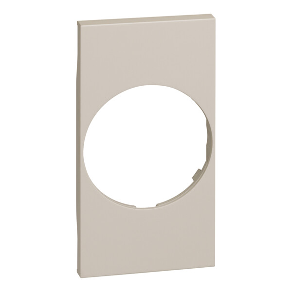 Enjoliveur living now pour prise standard germanique 2 modules - sable - Bticino Cofrel - BTKM04