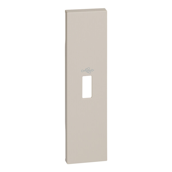 Enjoliveur living now pour prise usb 1 module - sable - Bticino Cofrel - BTKM10P