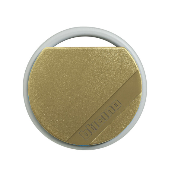 Badge de proximité résidents 13,56 MHz (lecture/écriture) - couleur marron - Bticino Cofrel - 348208