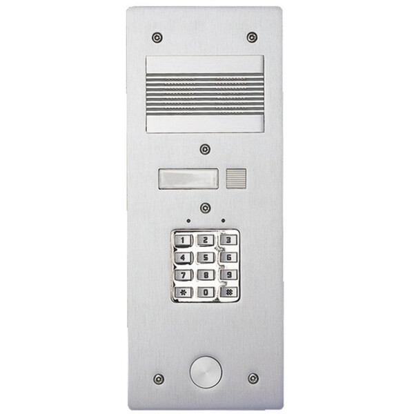 PLATINE S200CC ALU 4MM 1BP - Bticino Cofrel - 308401