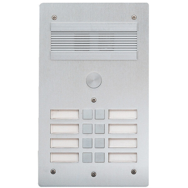Platine De Rue Série 300 Audio - Façade Alu 4 mm - 8 Appels - Bticino Cofrel - 308308