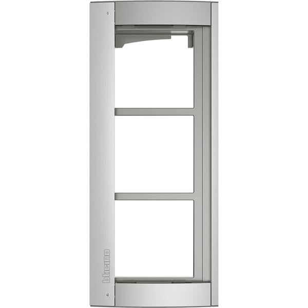 Chassis et cadre support Legrand Sfera New 3 modules metal - Bticino Cofrel - 350231
