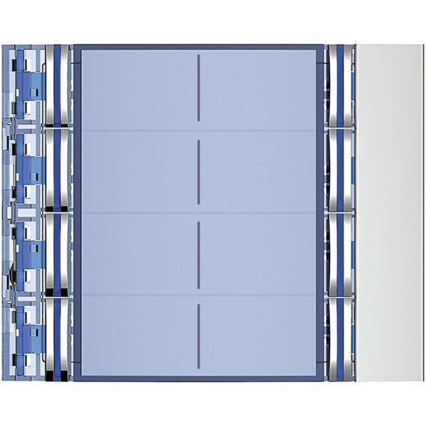 Façade 8  BP doubles Sfera Allmetal - Bticino Cofrel - 352181