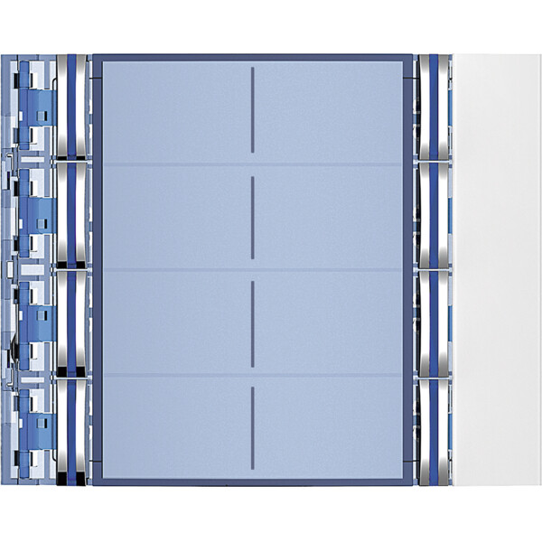 Façade 8 BP doubles Sfera New Allwhite - Bticino Cofrel - 352182