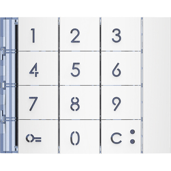 Façade clavier codé Sfera New Allwhite - Bticino Cofrel - 353002