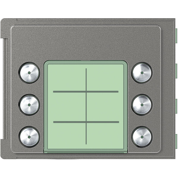 Façade 6 BP doubles Sfera Robur - Bticino Cofrel - 352165