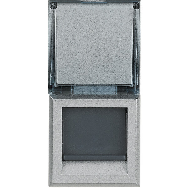 Prise RJ45 aluminium Bticino Axolute catégorie 6A STP - Bticino Cofrel - HC4279C6A
