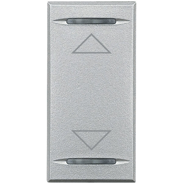 Manette brillante Bticino Axolute avec symbole montée et descente 1 module - Bticino Cofrel - HC4911AH