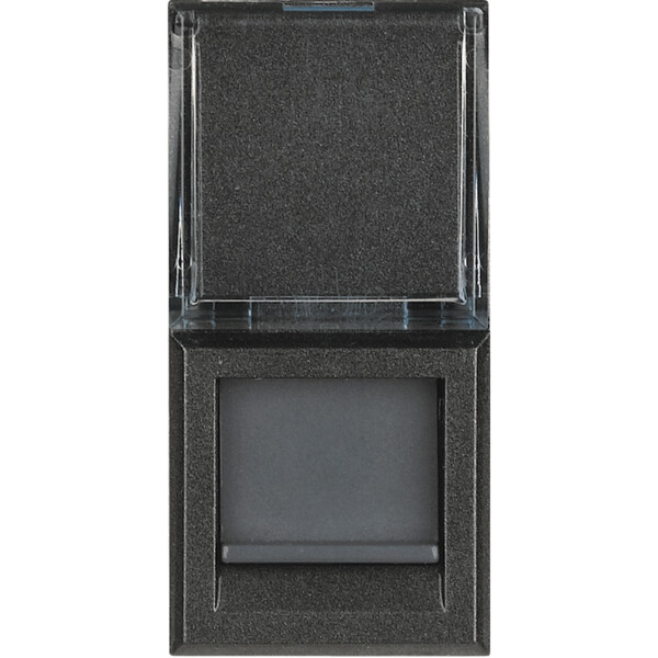 Prise RJ45 anthracite Bticino Axolute catégorie 6 FTP 1 module - Bticino Cofrel - HS4279C6F