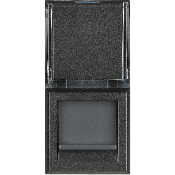 Prise RJ45 anthracite Bticino Axolute catégorie 6 STP 1 module - Bticino Cofrel - HS4279C6S